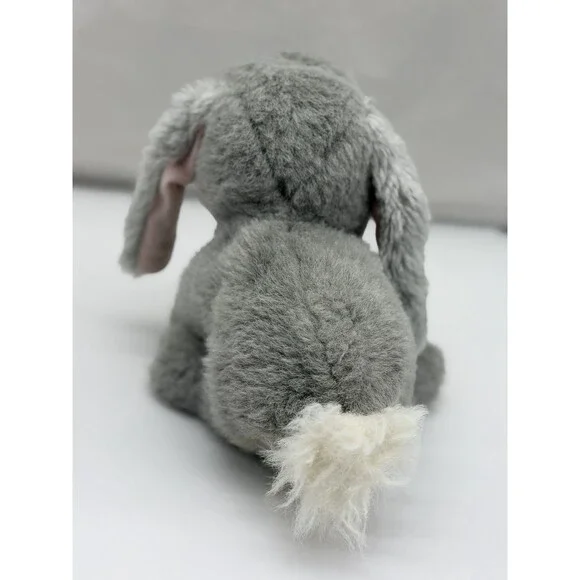 Tyco Bunny Bunny Bunnies Gray 7" Rabbit 1994 Plush Vintage Stuffed Grey Soft Toy - Picture 9 of 11